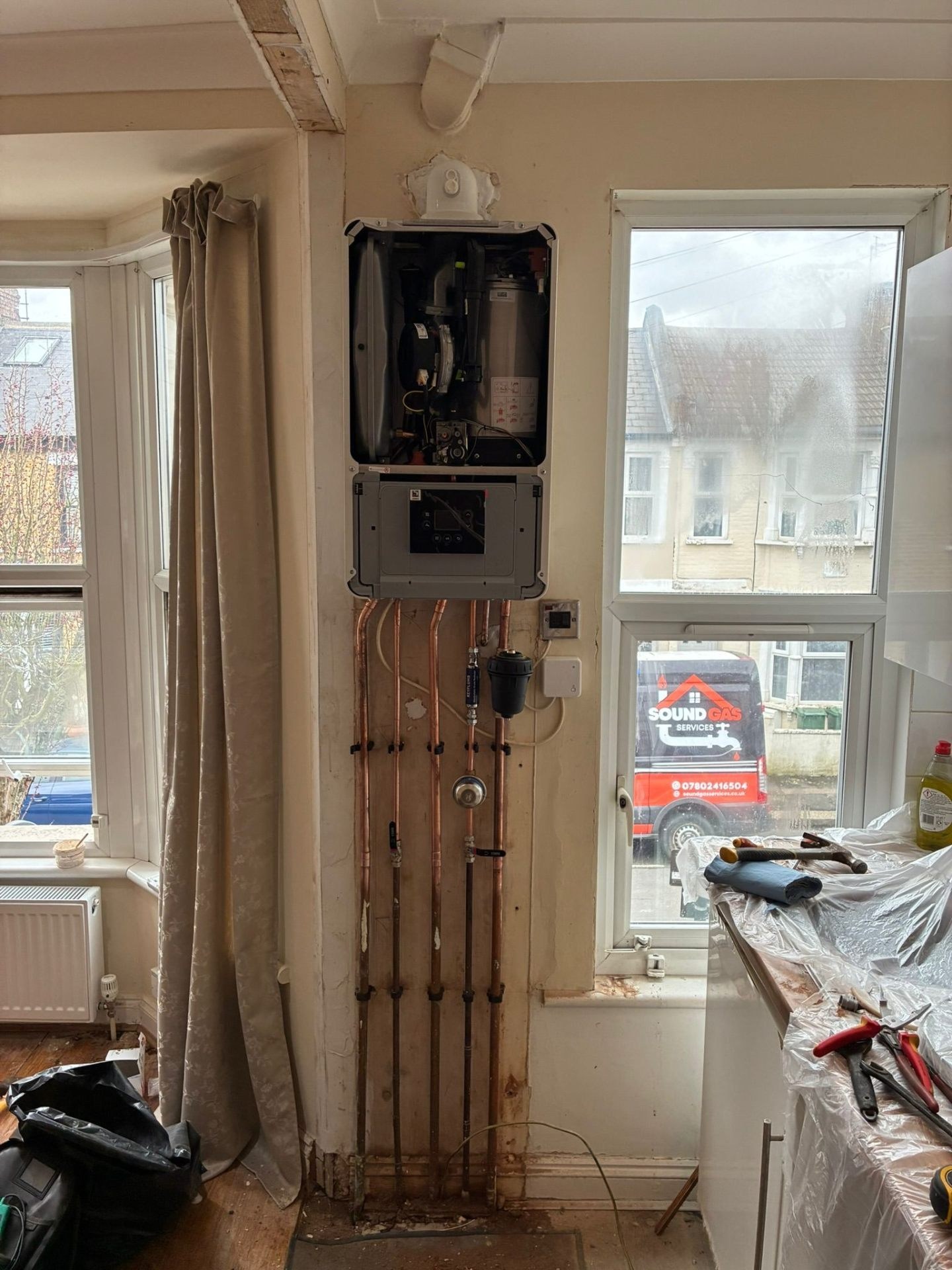 Sound Gas Services boiler and heating installation project 15 across East London and Essex